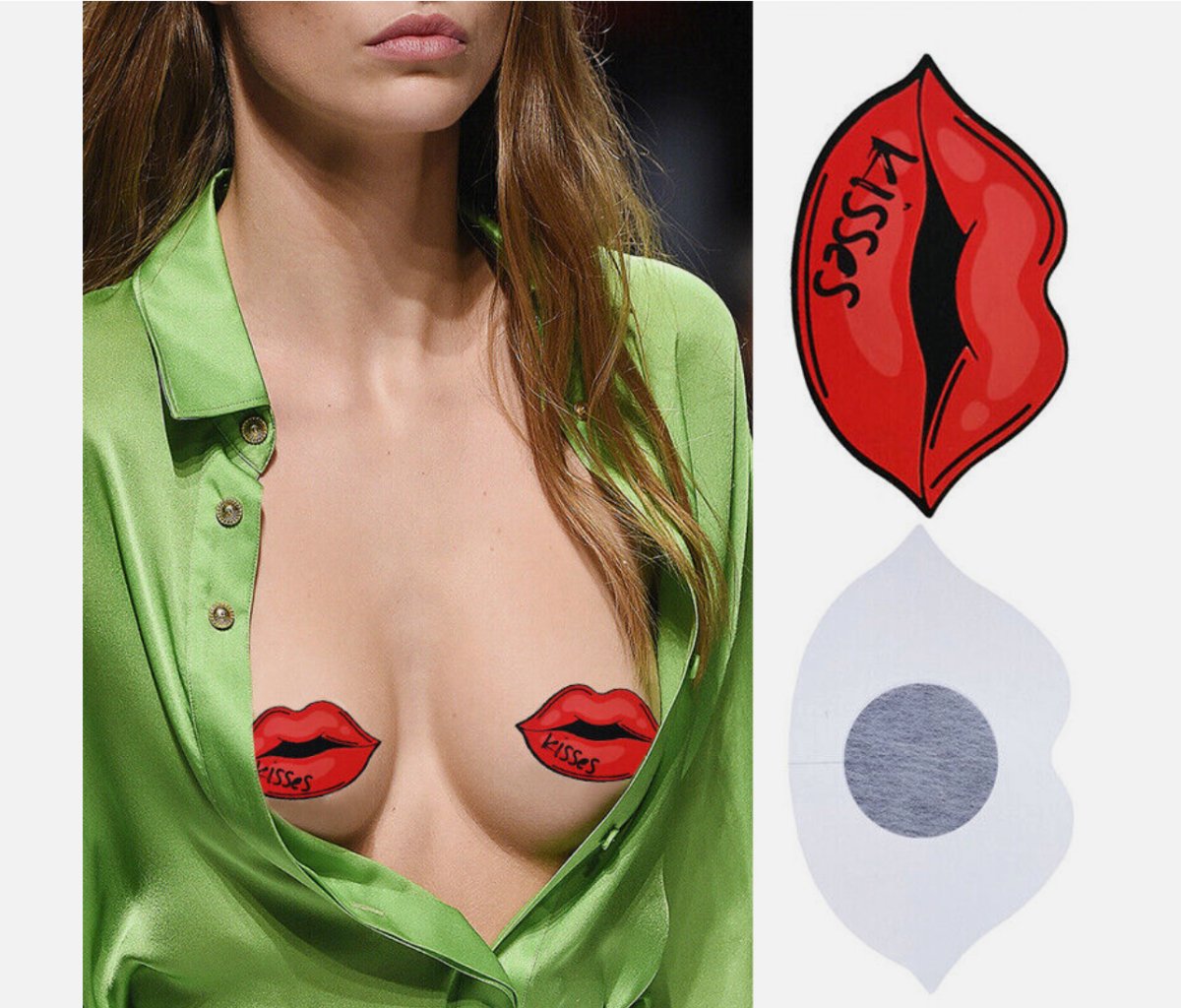 Kisses Nipple Pasties/Cover