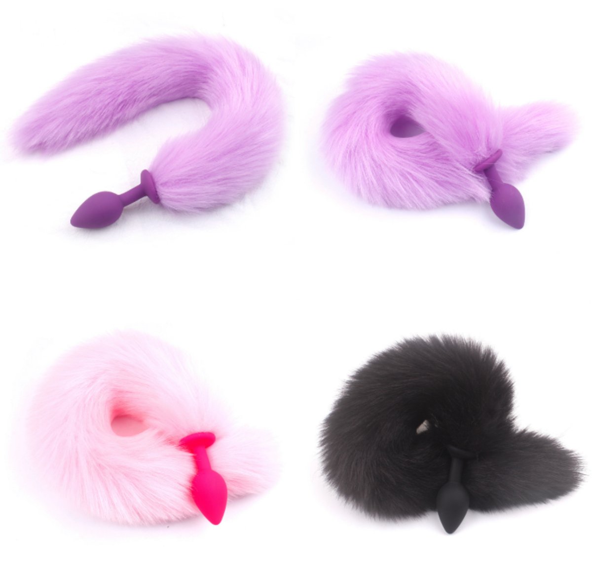 Fluffy Tail Silicone Butt/Anal Plug