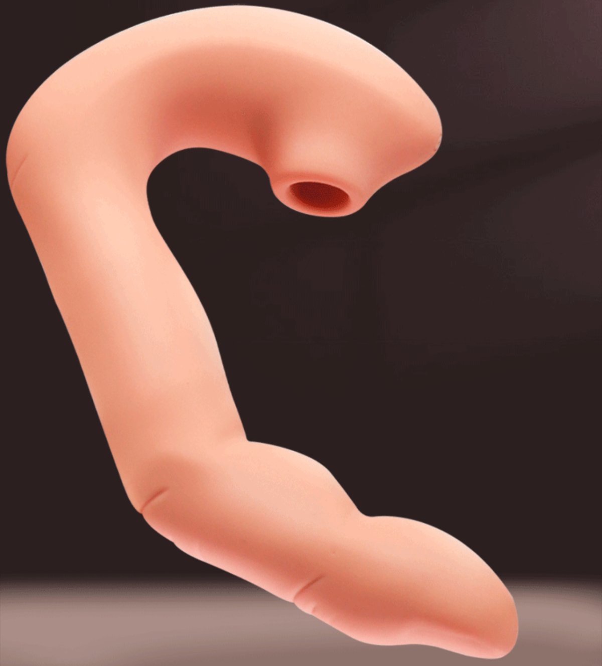 Vibrating And G-spot Tapping Finger Vibrator With Sucker