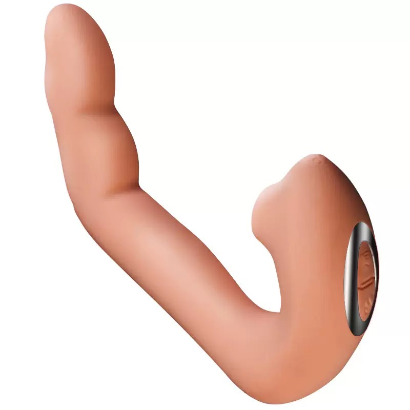 Vibrating And G-spot Tapping Finger Vibrator With Sucker