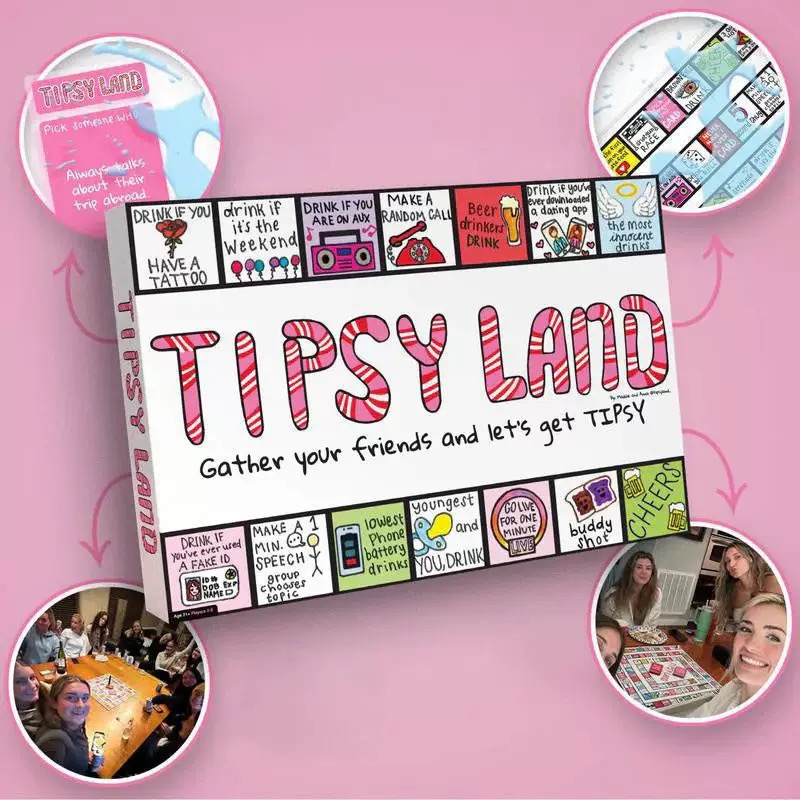 Tipsy Land Board Game