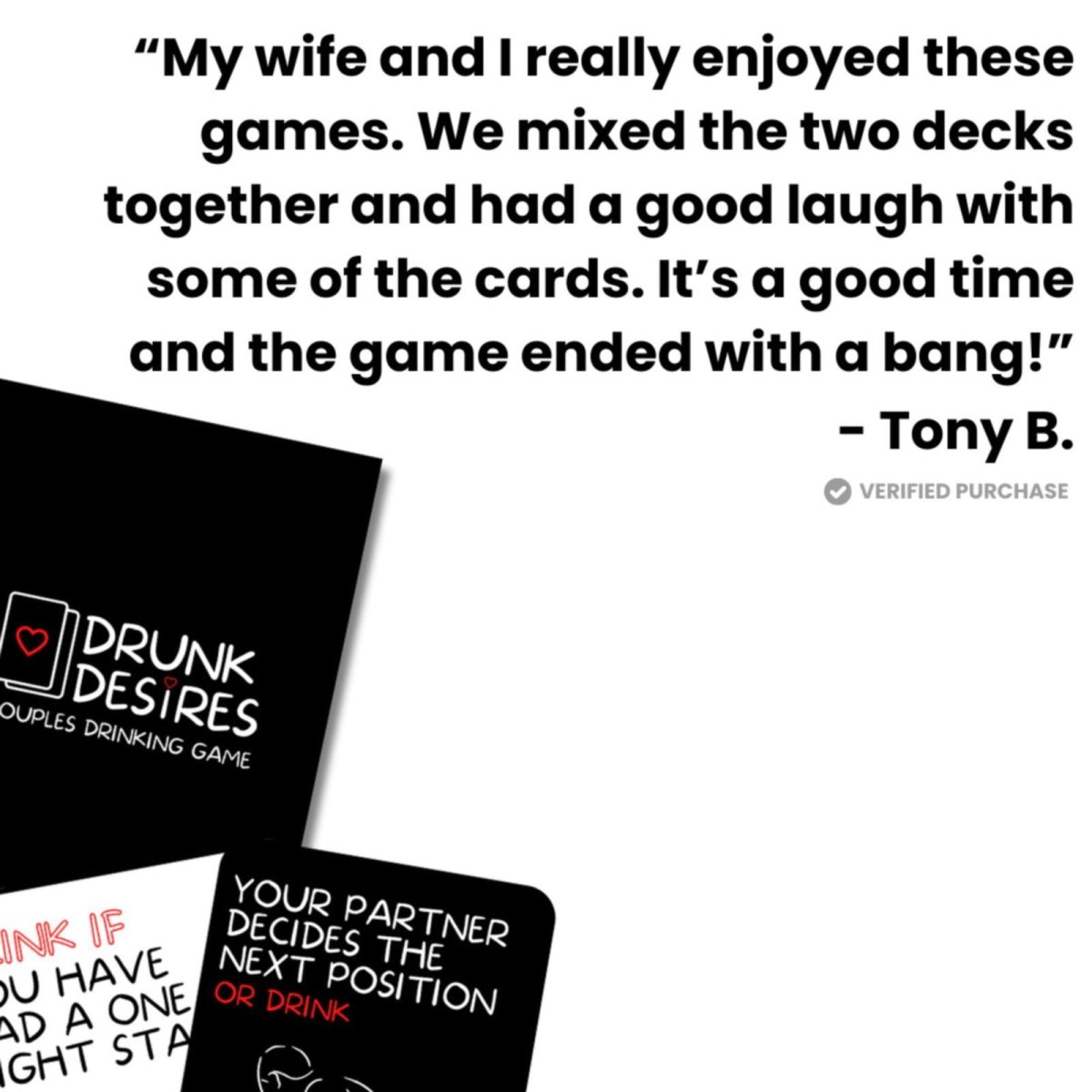 Drunk Desires Card Game