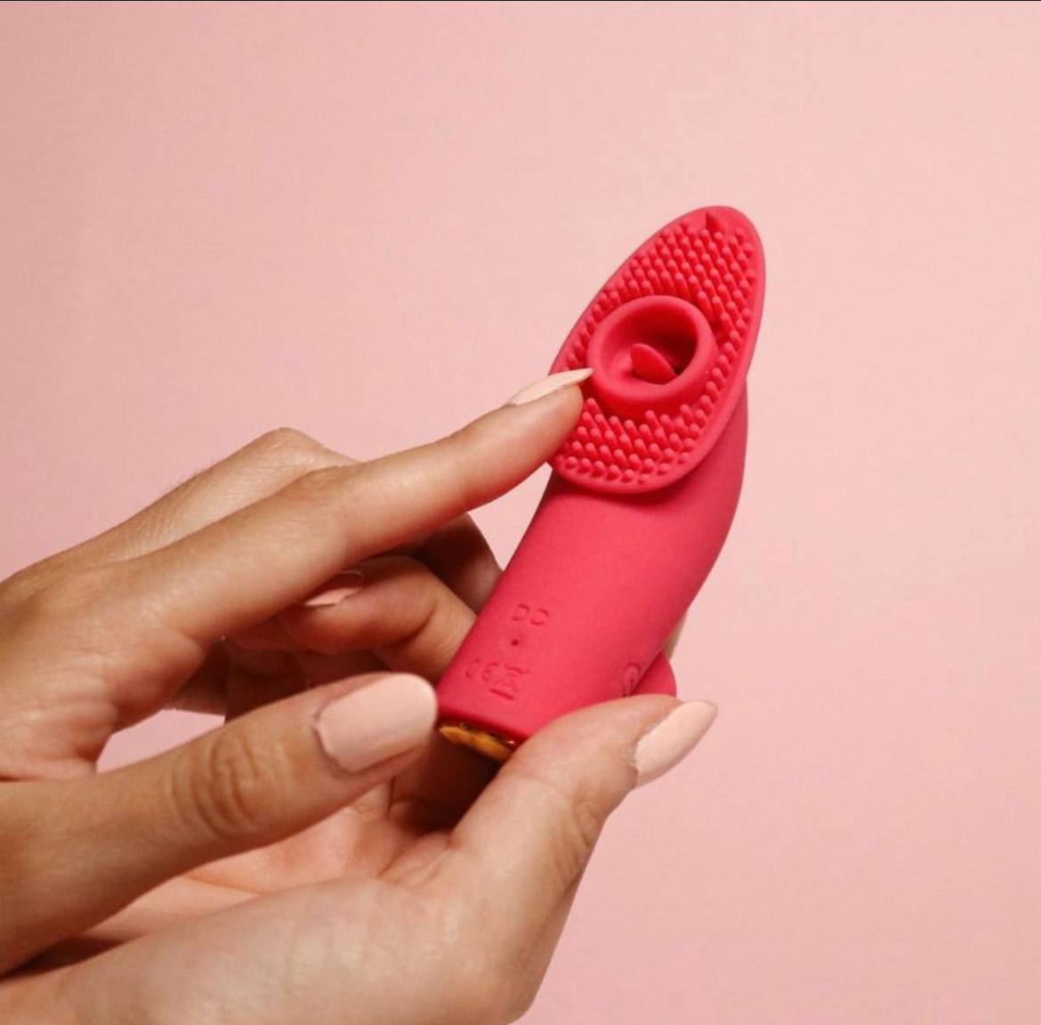 2 in 1 Sucking and Licking finger vibrator