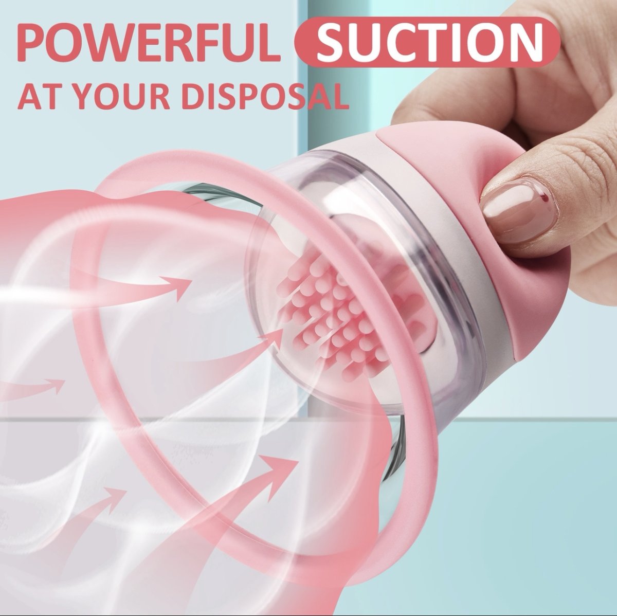 Breast Sucking And Nipple Stimulating Vibrator