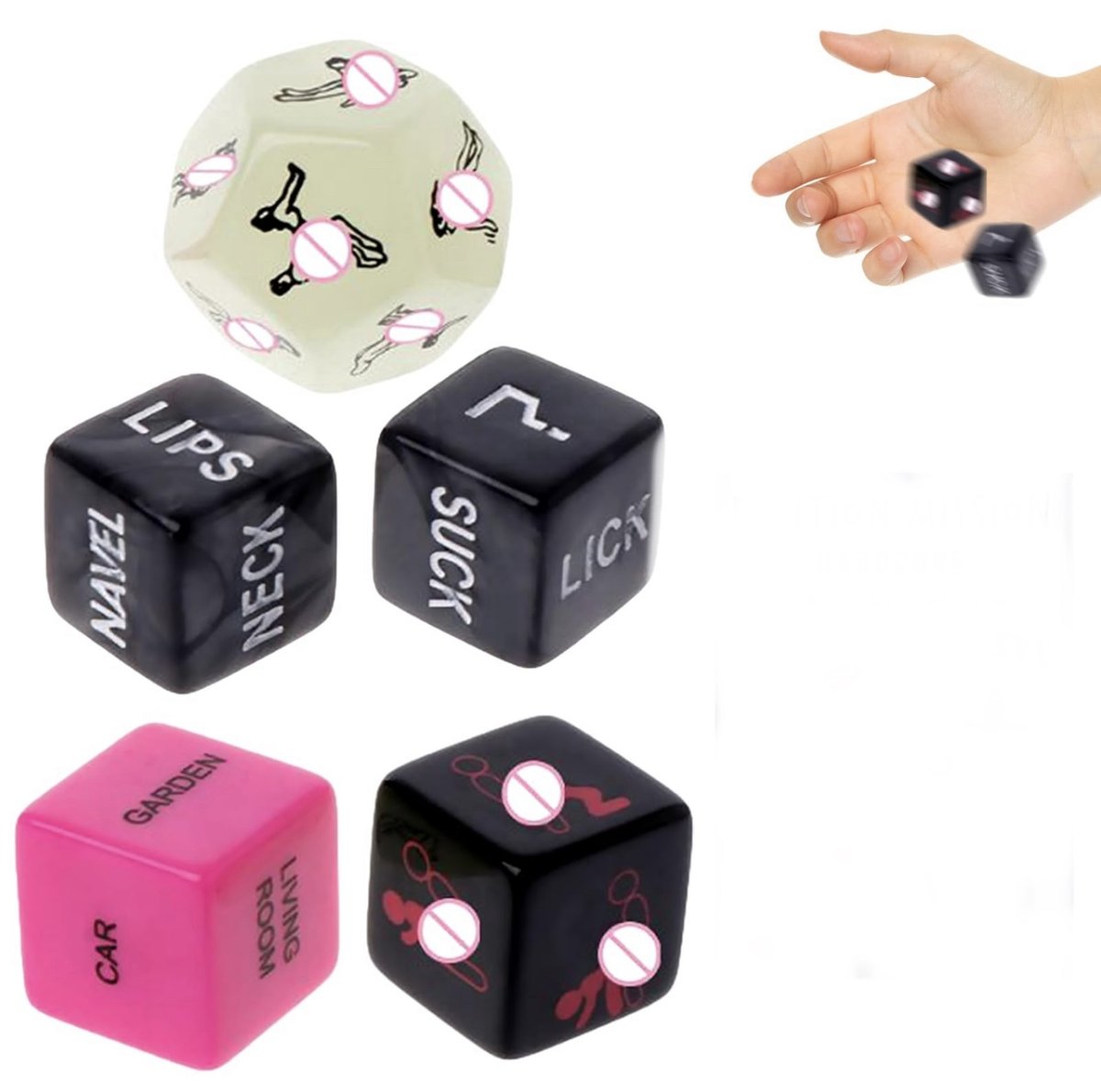 5 in 1 Adult Dice Game