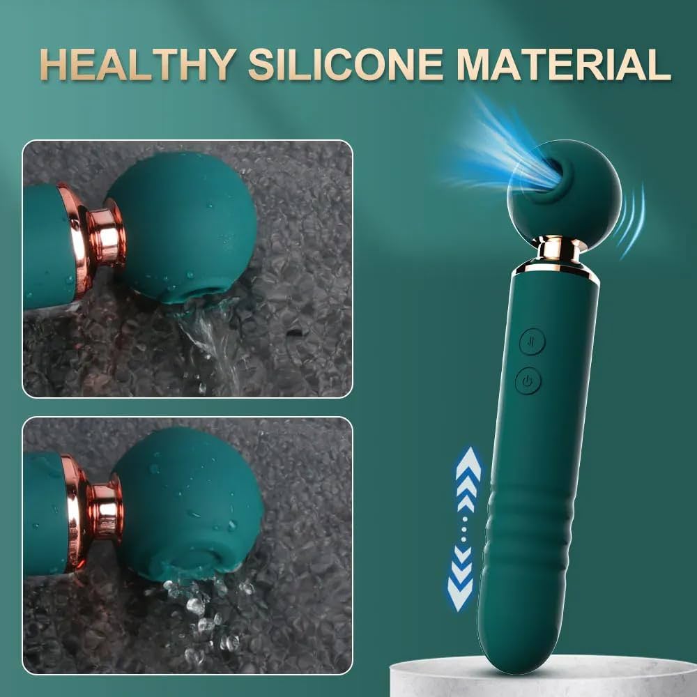3 in 1 Thrusting, Sucking and Wand Vibrator