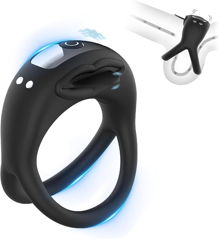 Vibrating Cockring with Licker