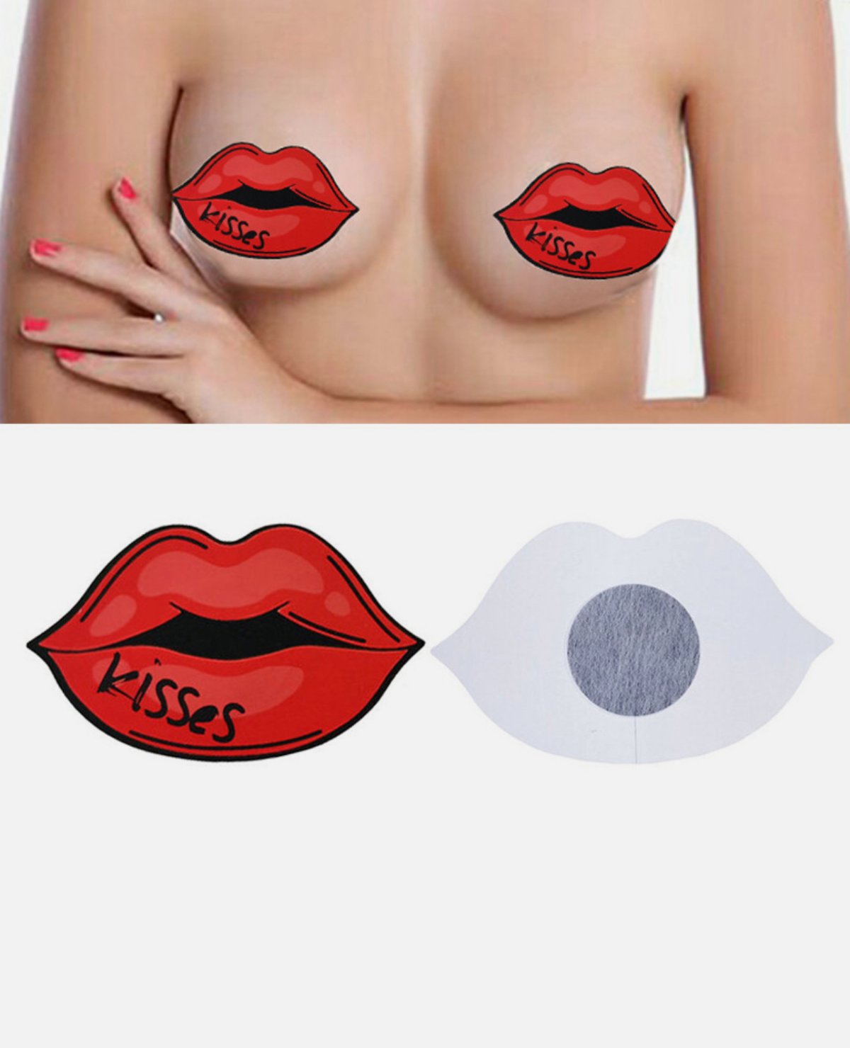 Kisses Nipple Pasties/Cover