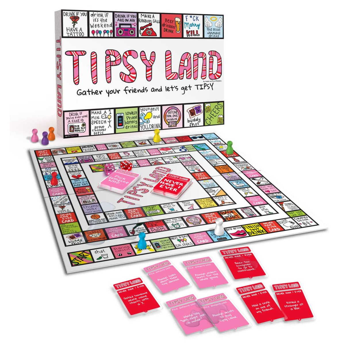 Tipsy Land Board Game